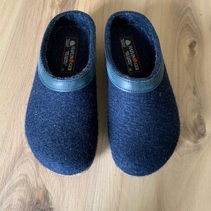 Haflinger Pure New Wool house shoes/slippers.